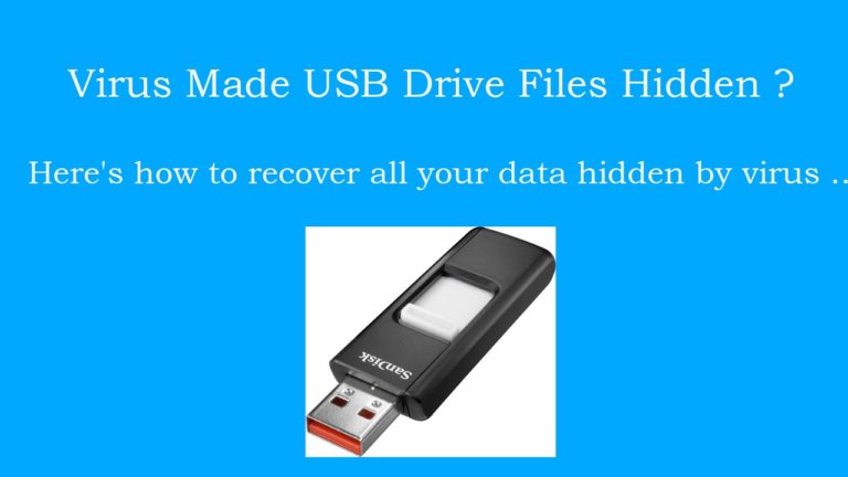 How to unhide & recover hidden files on your memory card & USB drive